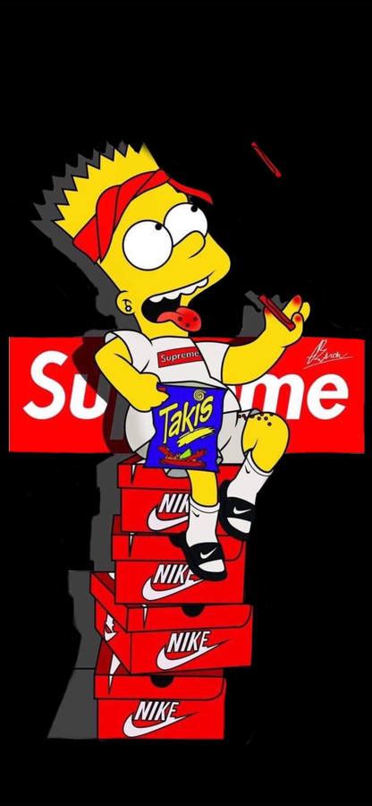 bart simpson takis.